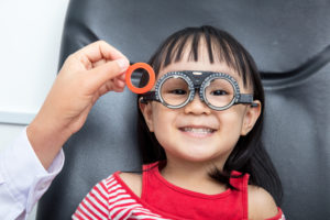 little girl pediatric eyecare